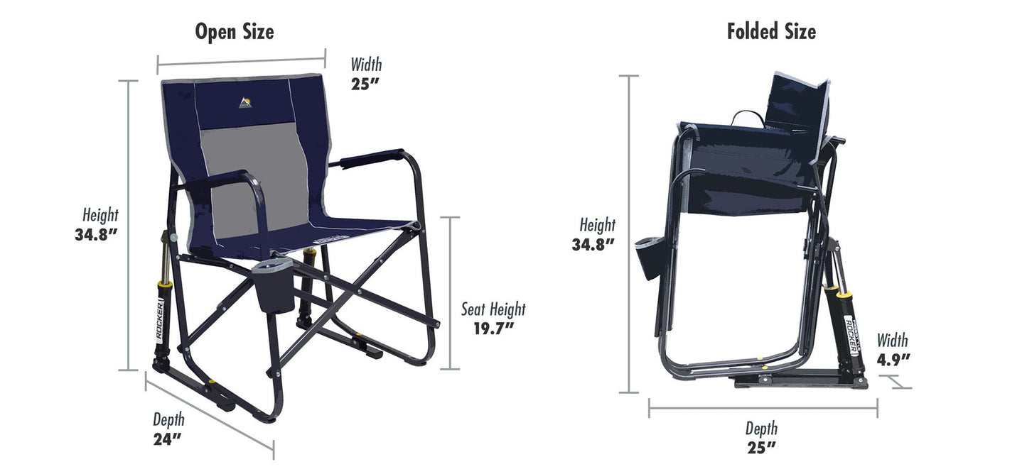 GCI Outdoor Freestyle Rocker Mesh Chair