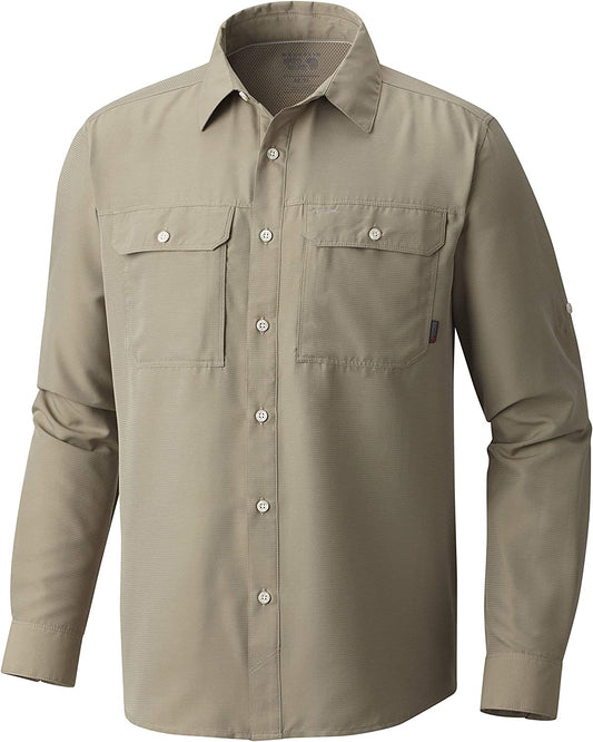 Mountain Hardwear Men's Canyon Long Sleeve Shirt (Color: Badlands)