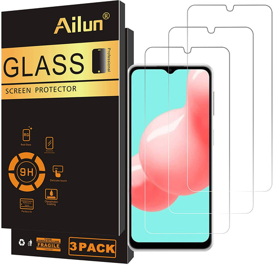 Ailun Glass Screen Protector for Galaxy A32 5G 3Pack Tempered Glass for Samsung Galaxy A32 5G 0.33mm Ultra Clear Anti-Scratch Case Friendly[Not for A32 4G]
