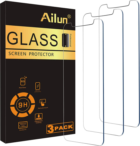 Ailun Screen Protector Compatible for iPhone 11 Pro Max/iPhone Xs Max 3 Pack 6.5 Inch 2019/2018 Release Case Friendly Tempered Glass
